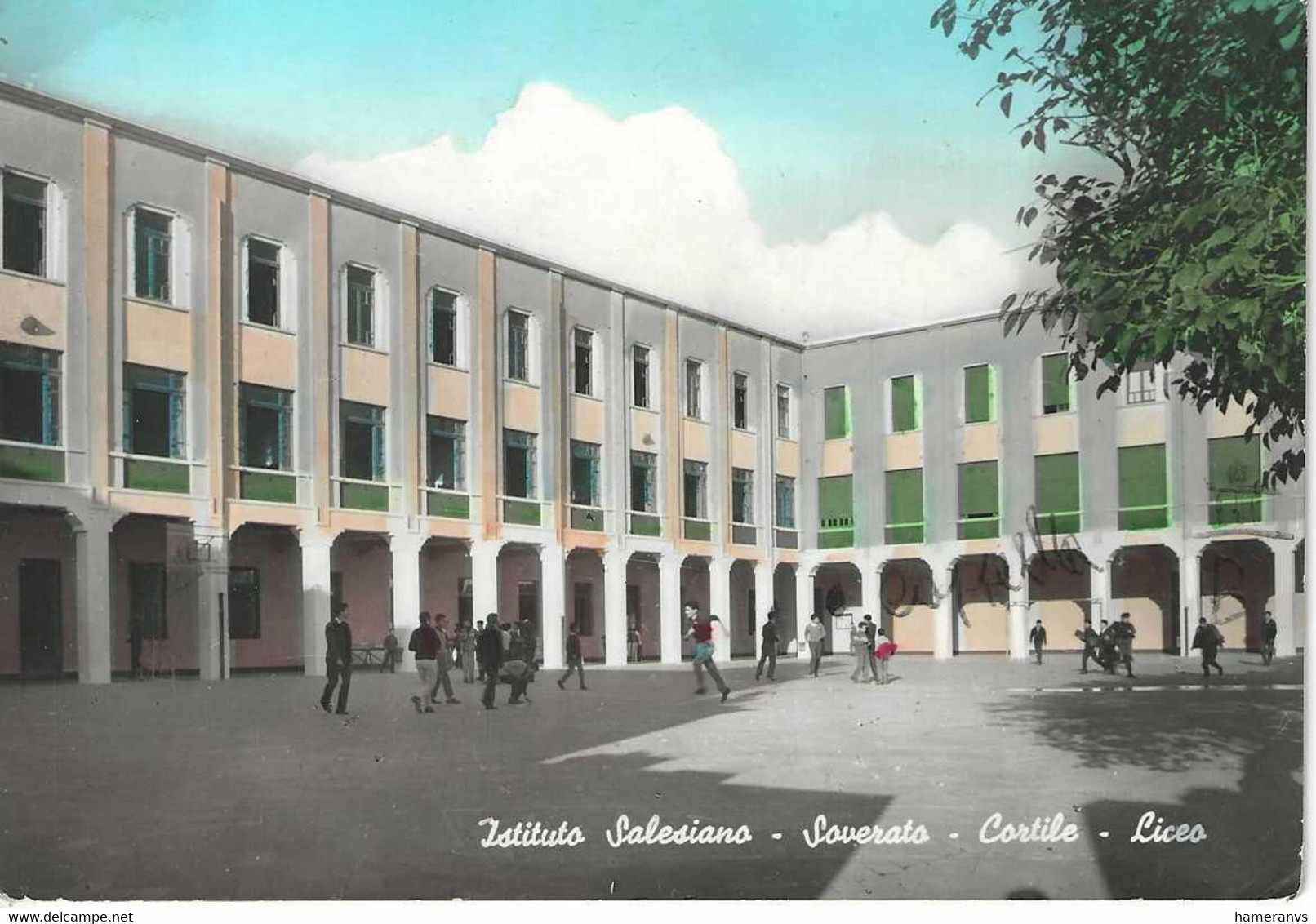 Soverato - Catanzaro - Istituto Salesiano - Cortile Liceo - H241 - Catanzaro