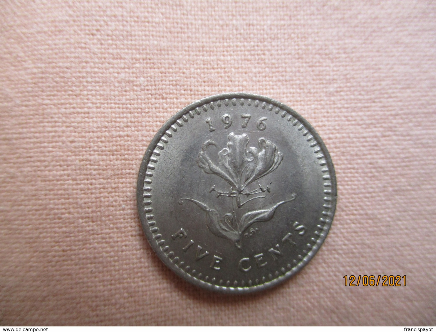 Rhodesia: 5 Cents 1976 - Rhodesië