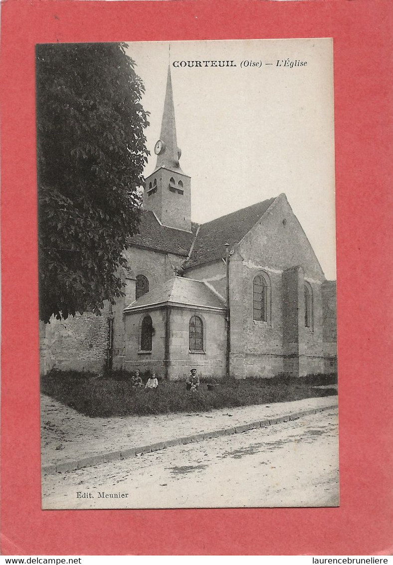 60  COURTEUIL   L  EGLISE - Andere & Zonder Classificatie