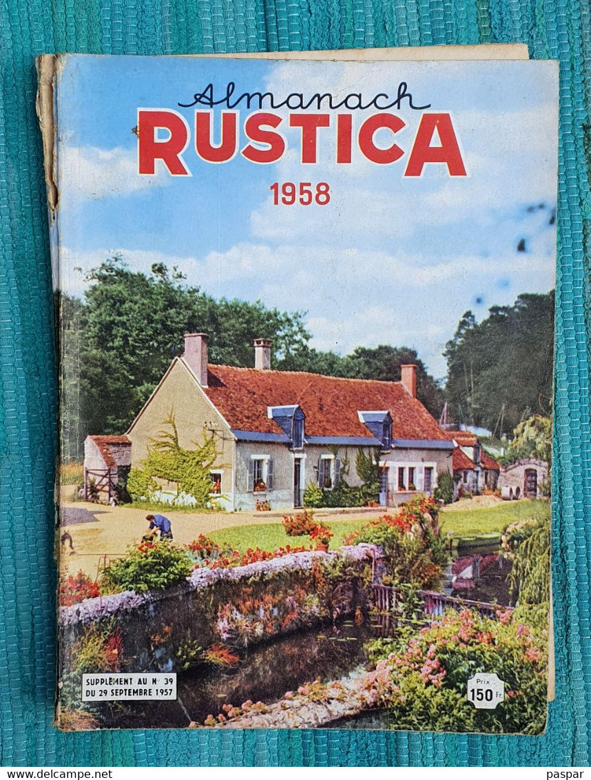 ALMANACH RUSTICA 1958 - Jardinería