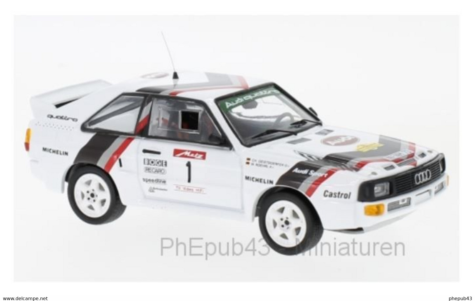 Audi Sport Quattro - Walter Röhrl/Ch. Geistdörfer - Rallye Metz 1984 #1 - Troféu - Trofeu