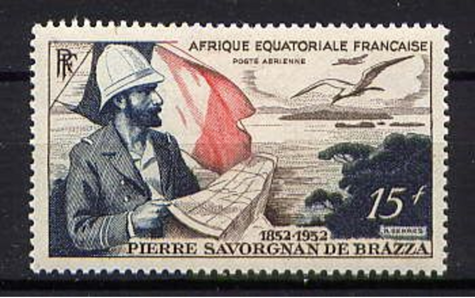 A.E.F. - N° A55** -  CENTENAIRE DE LA NAISSANCE DE PIERRE SAVORGNAN DE BRAZZA - Ungebraucht