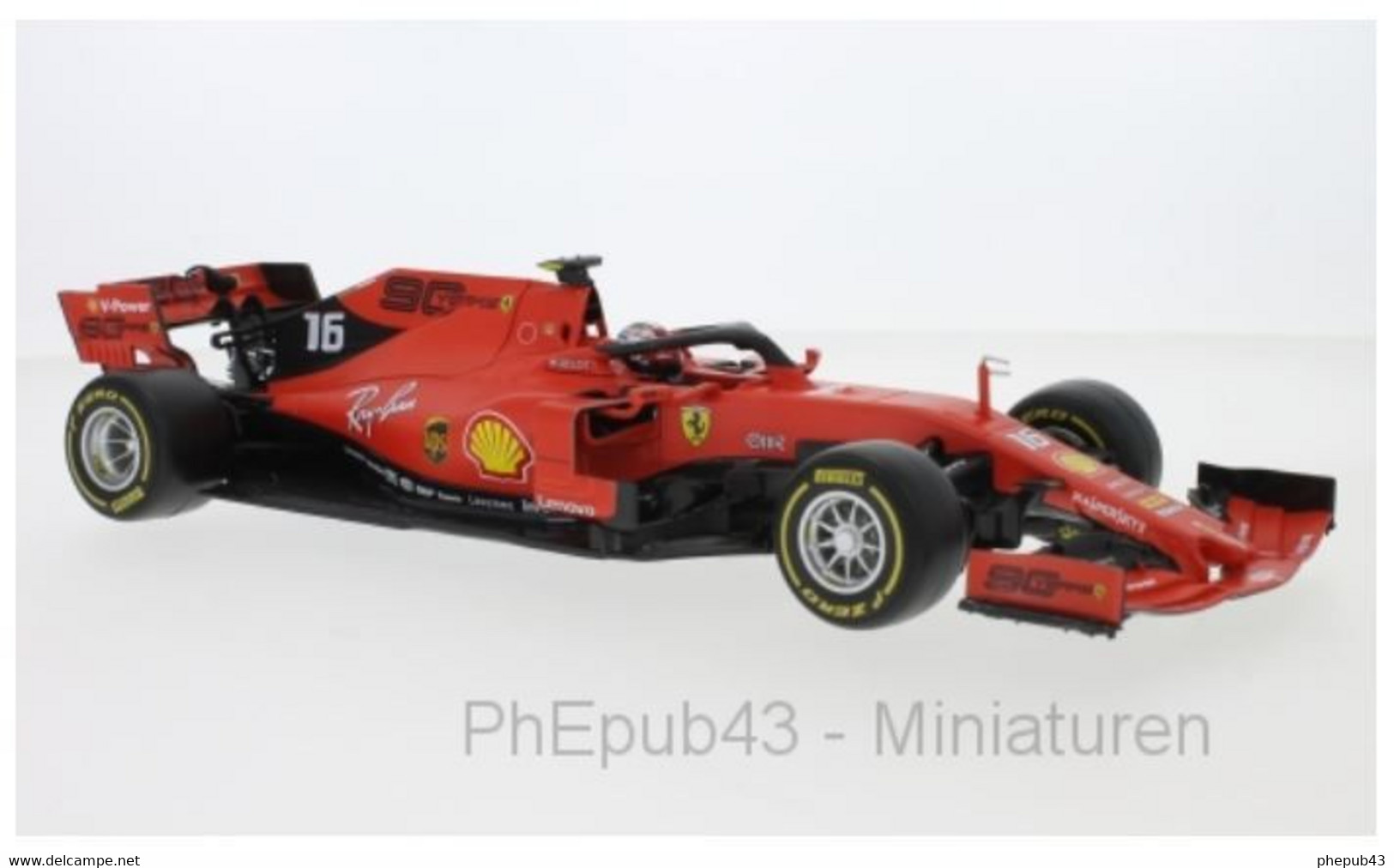 Ferrari SF90 - Charles Leclerc - FI 2019 #16 - Burago (1:18) - Burago