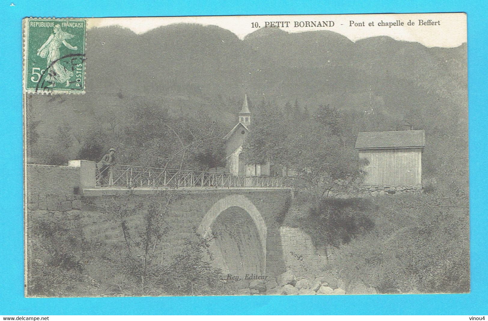 CPA  PETIT BORNAND Pont Et Chapelle De Beffert 74 Haute Savoie - Faucigny