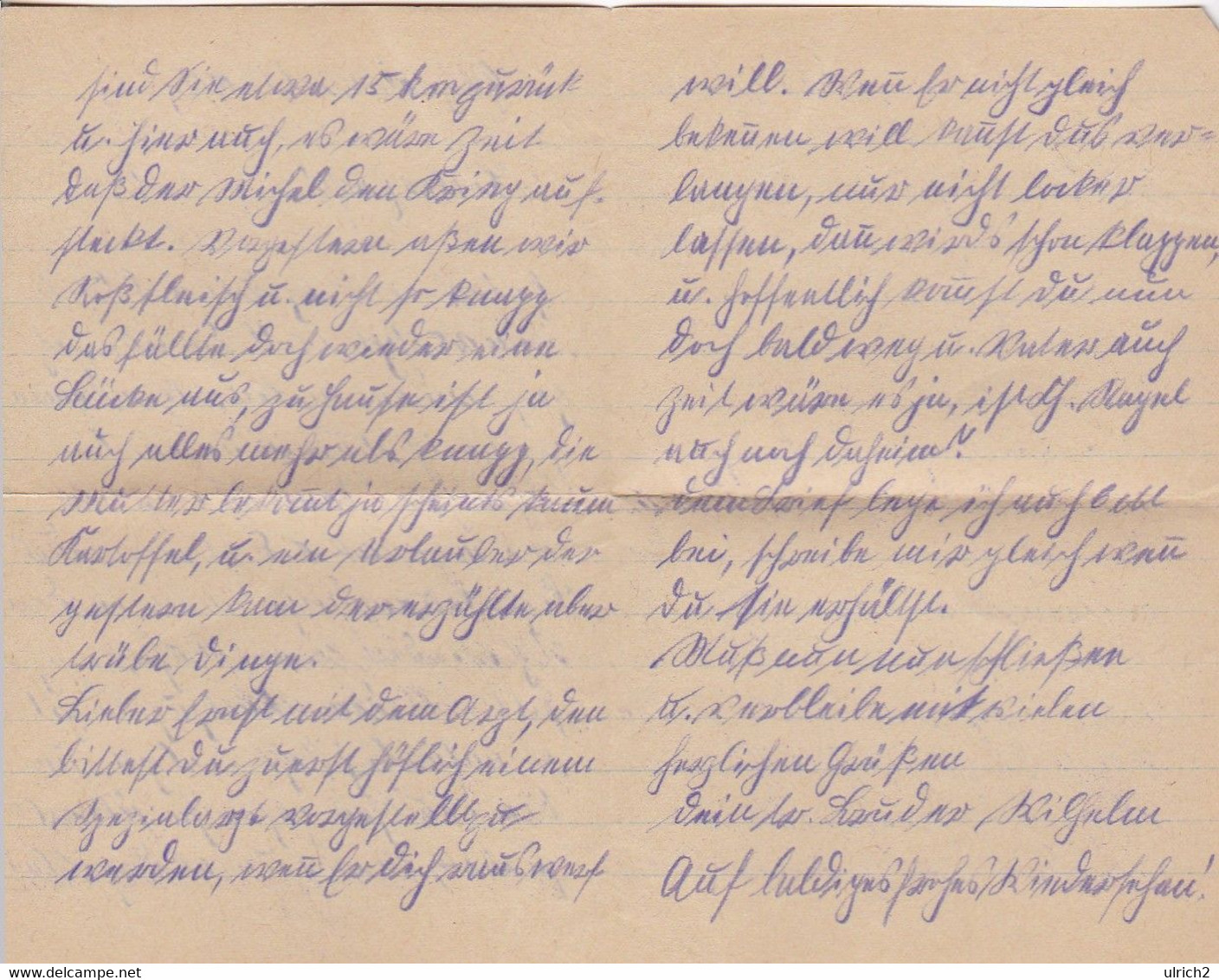 Feldpostbrief Mit Inhalt - Feldpost 985 Nach Feldstetten - 1918 (56725) - Lettres & Documents