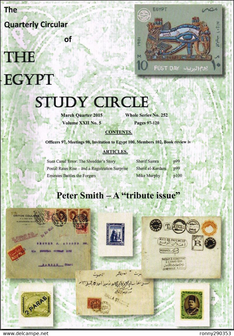 The Quarterly Circular Of The Egypt Study Circle - Autres & Non Classés