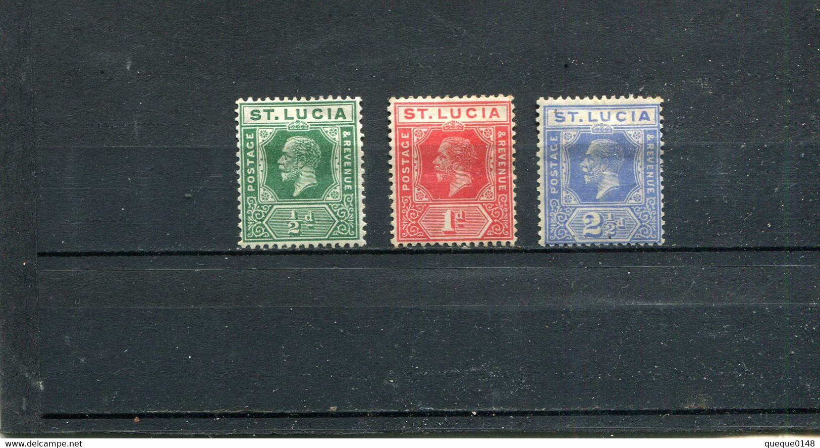 Ste Lucie 1912 Yt 61-63 * - St.Lucia (...-1978)