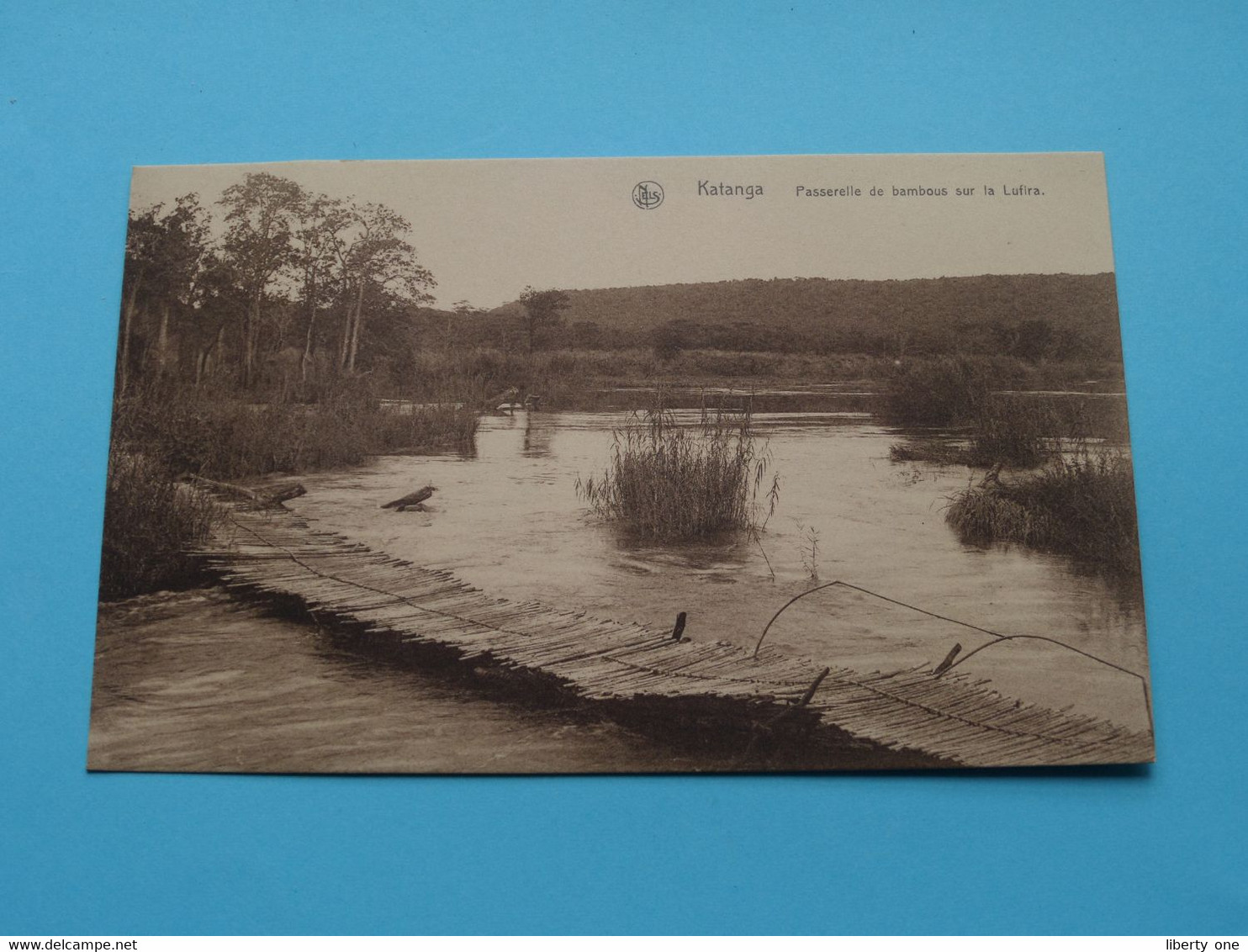 Passerelle De Bambous Sur La Lufira KATANGA ( Thill ) Anno 19?? ( Zie / Voir Foto ) ! - Lubumbashi