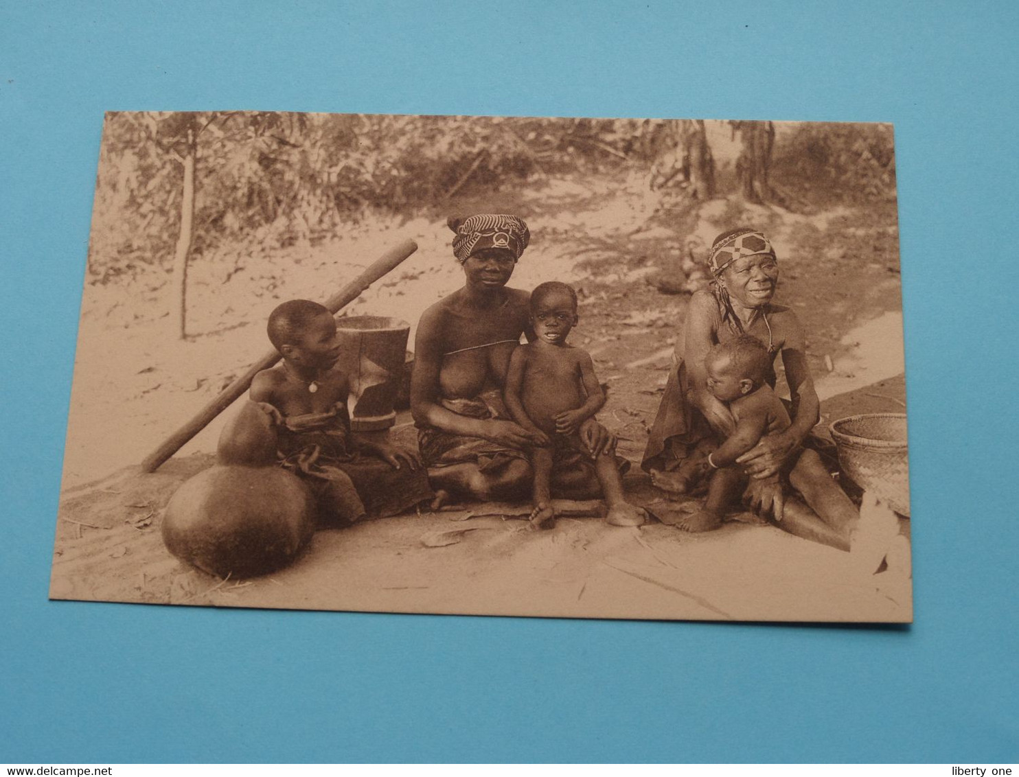 Famille Indigène KATANGA ( Thill ) Anno 19?? ( Zie / Voir Foto ) ! - Lubumbashi
