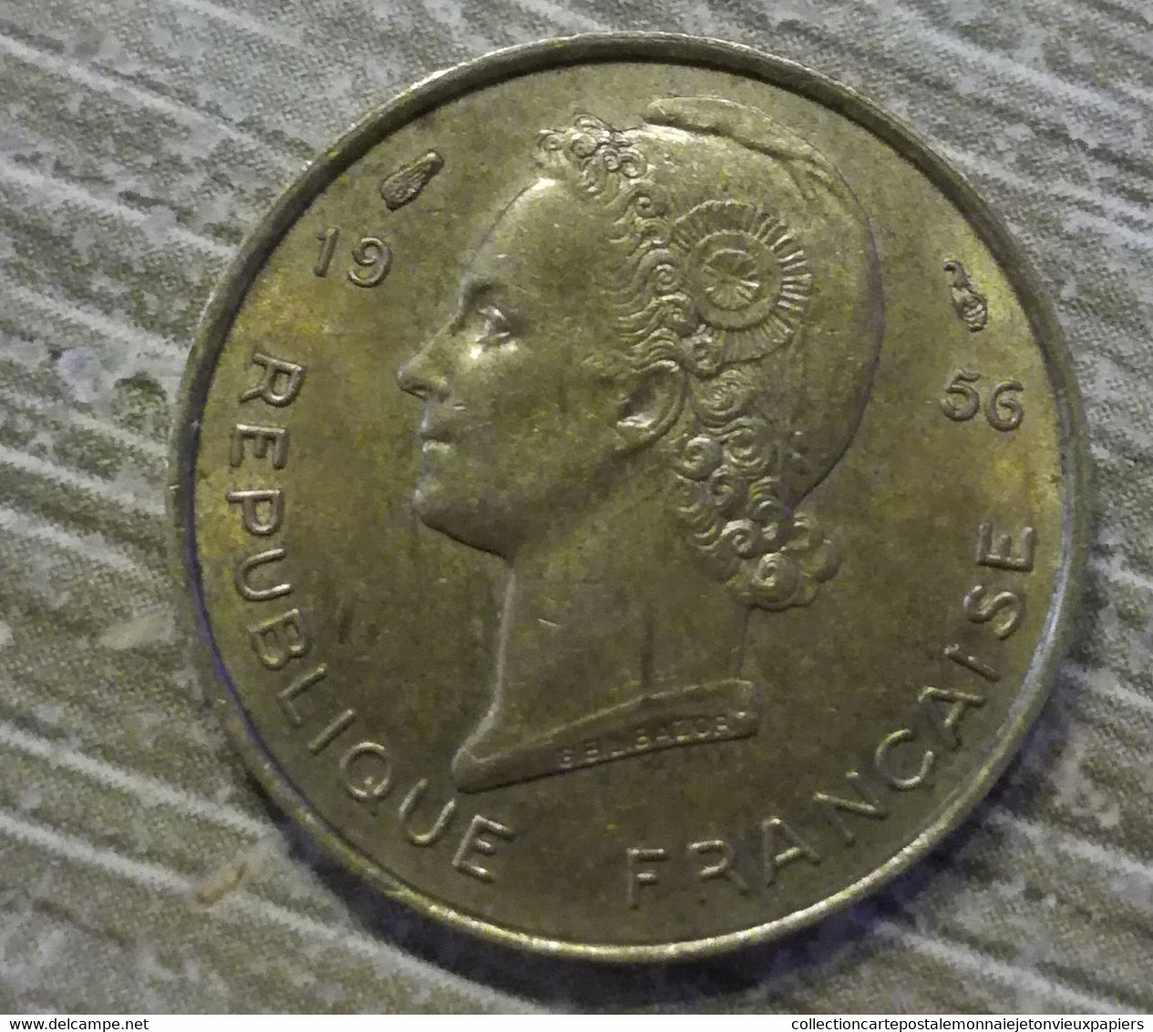 AOF - Afrique Occidentale Française 5 Francs 1956  ( En L état Sur Les Photos) - Autres – Afrique