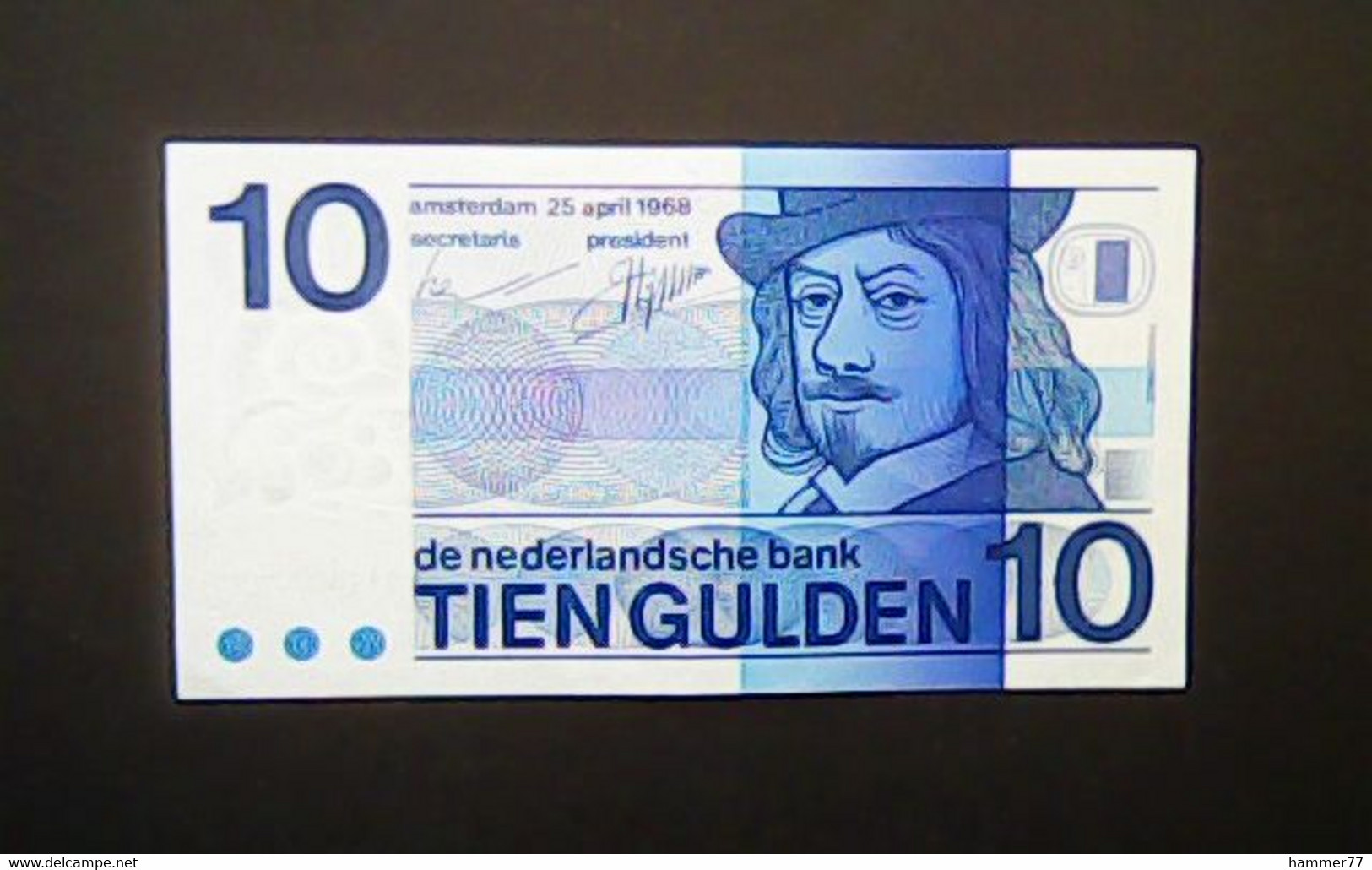 Netherlands 1968: 10 Gulden - 10 Gulden