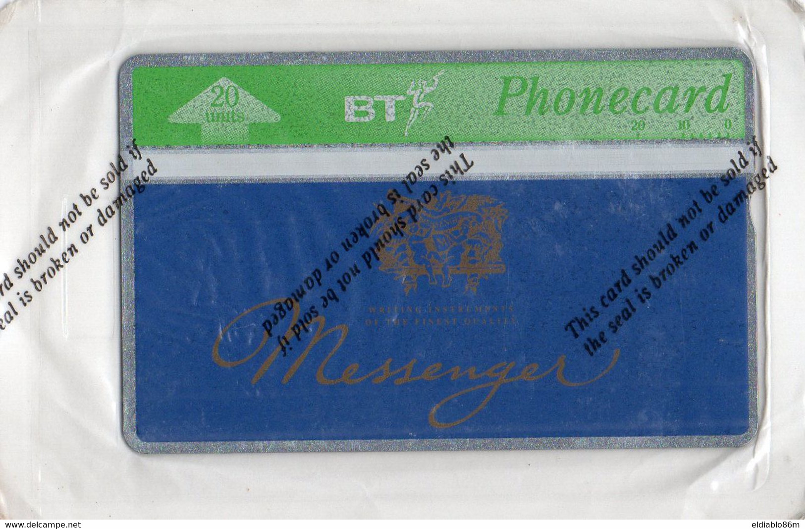 UNITED KINGDOM - L&G BRITISH TELECOM - MINT IN BLISTER - THEMATIC  ADVERTISING - MESSENGER PEN - BT Werbezwecke