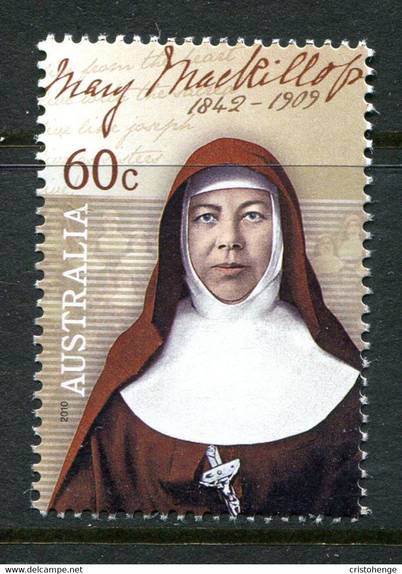 Australia 2010 Canonisation Of Mary MacKillop MNH (SG 3504) - Ungebraucht