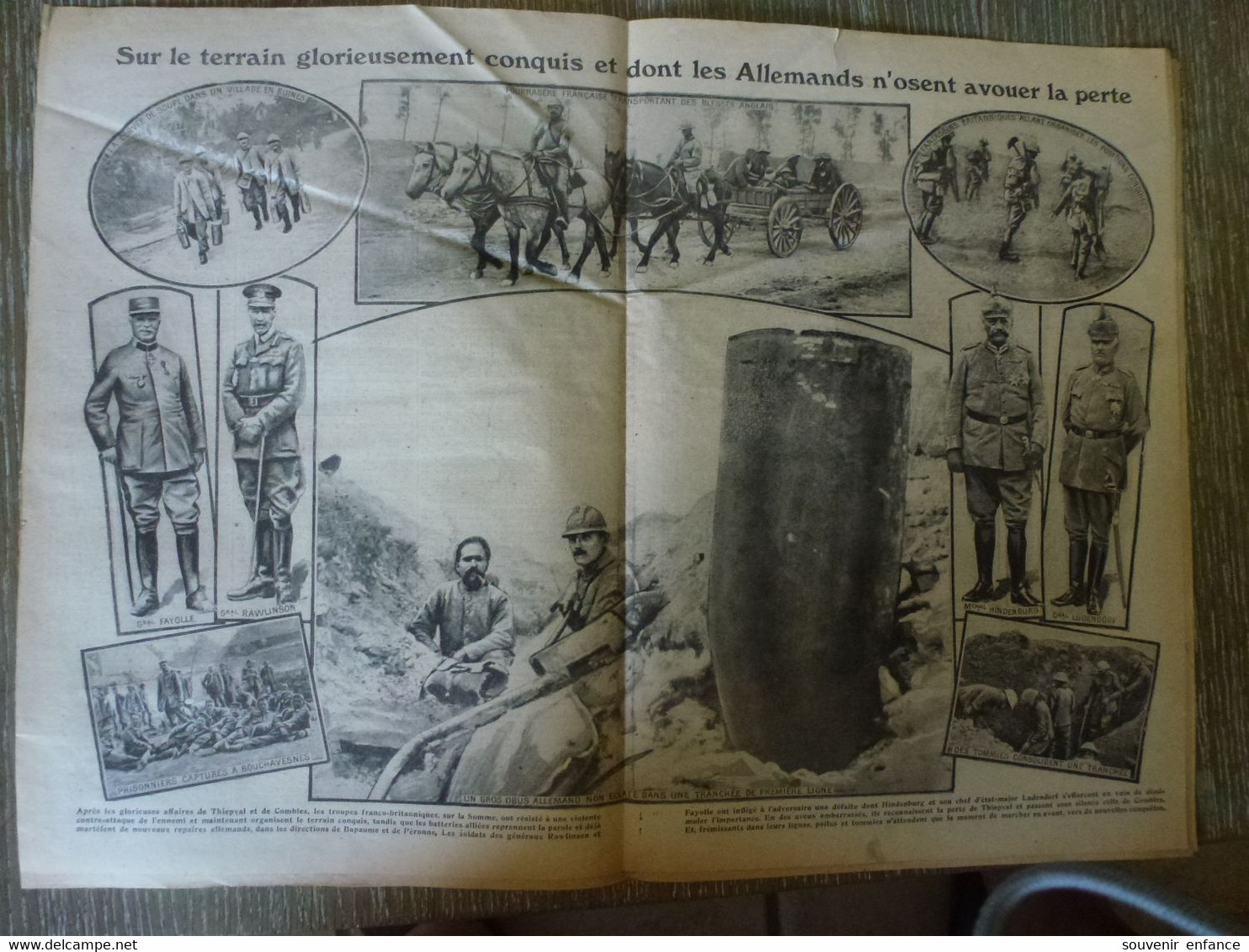 Journal Excelsior 29 Septembre 1916 2145 Venizelos Somme Nungesser Aviation Avion Pilote WW1 Guerre Militaria - Otros & Sin Clasificación