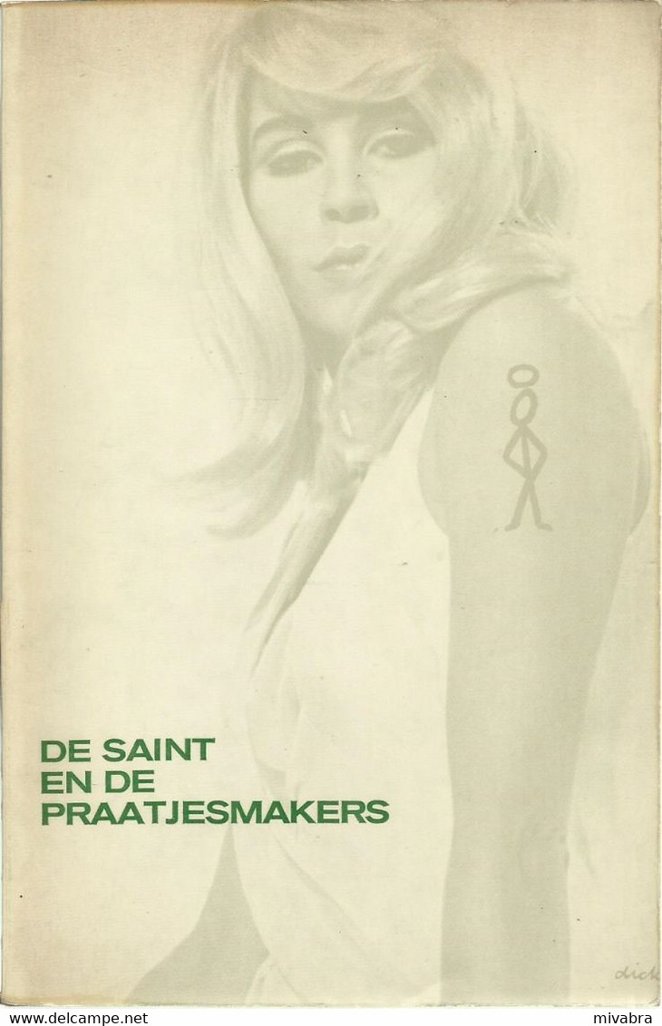 DE SAINT EN DE PRAATJESMAKERS - LESLIE CHARTERIS - ZWARTE BEERTJES N° 1375 BRUNA - Private Detective & Spying