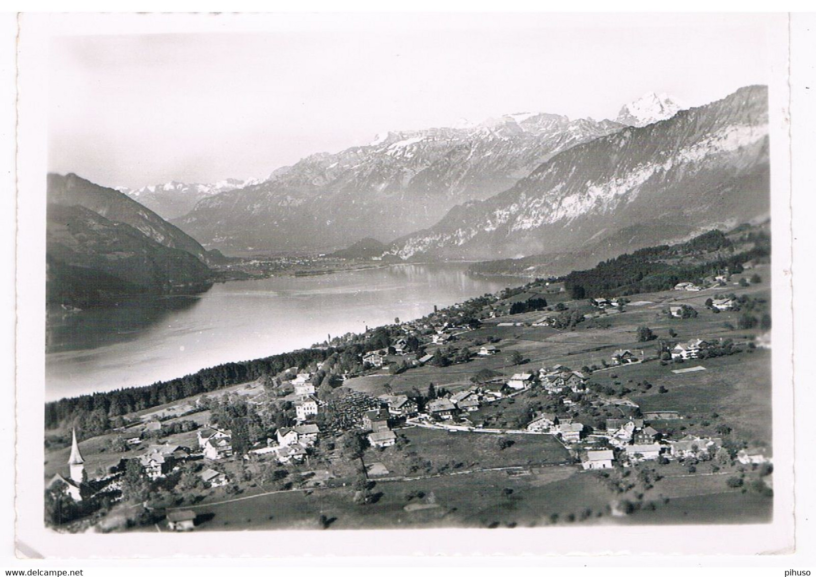 CH-6694  AESCHI / SPIEZ : Fliegeraufnahme - Aeschi