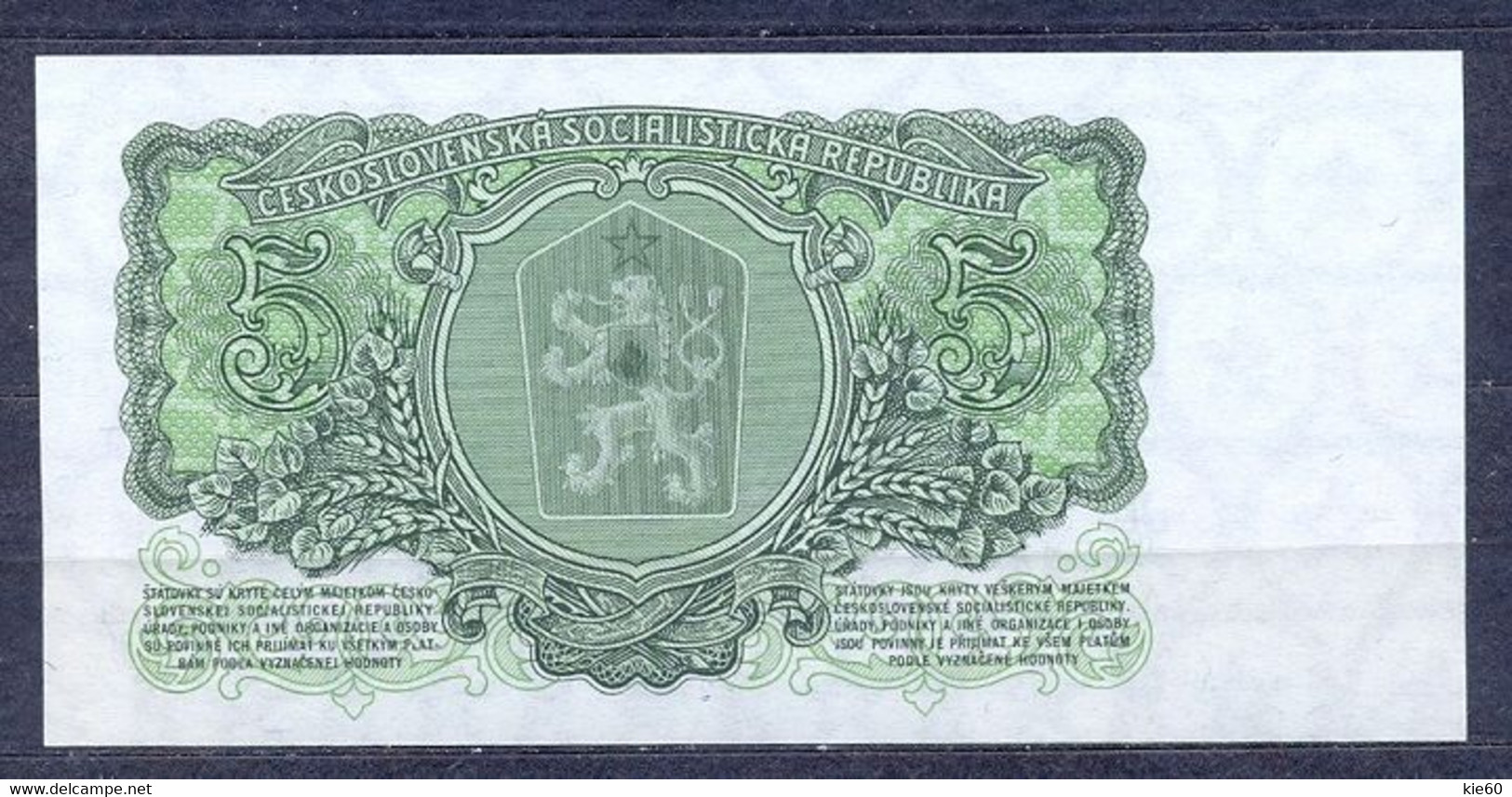 Czechoslovakia  - 1961 -  5 Koron    ..P82a..UNC - Tchécoslovaquie