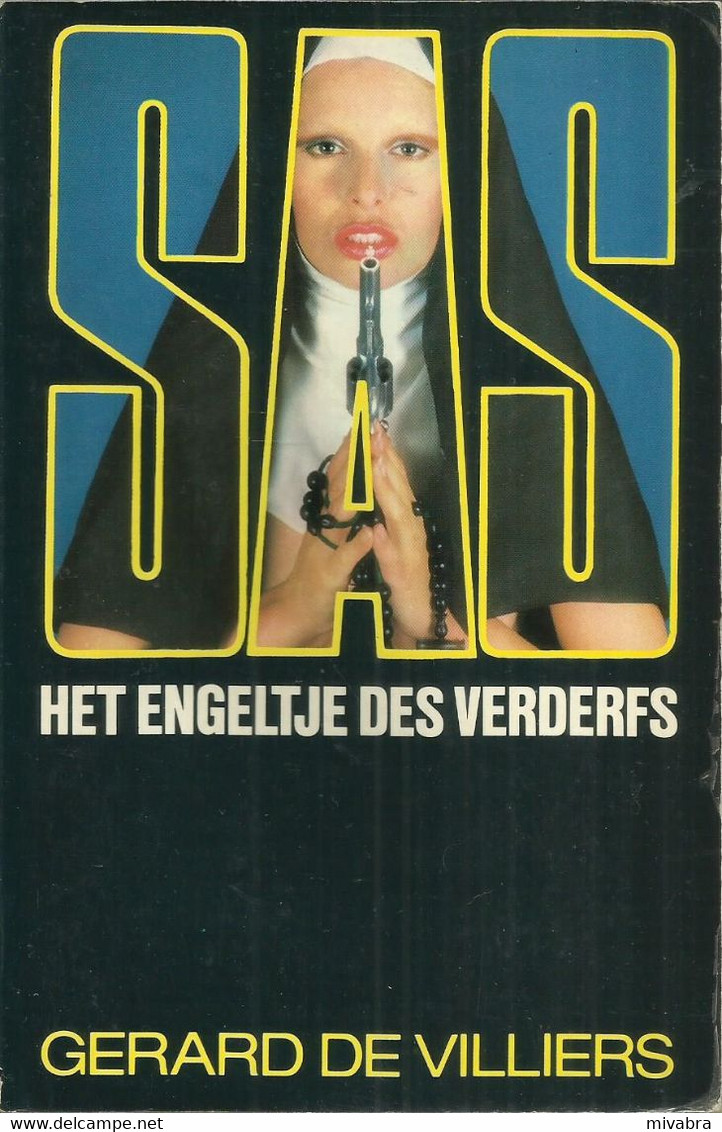 SAS HET ENGELTJE DES VERDERFS - GERARD DE VILLIERS - ZWARTE BEERTJES N° 1668 -  BRUNA ( MALKO LINGE ) - Detectives & Espionaje