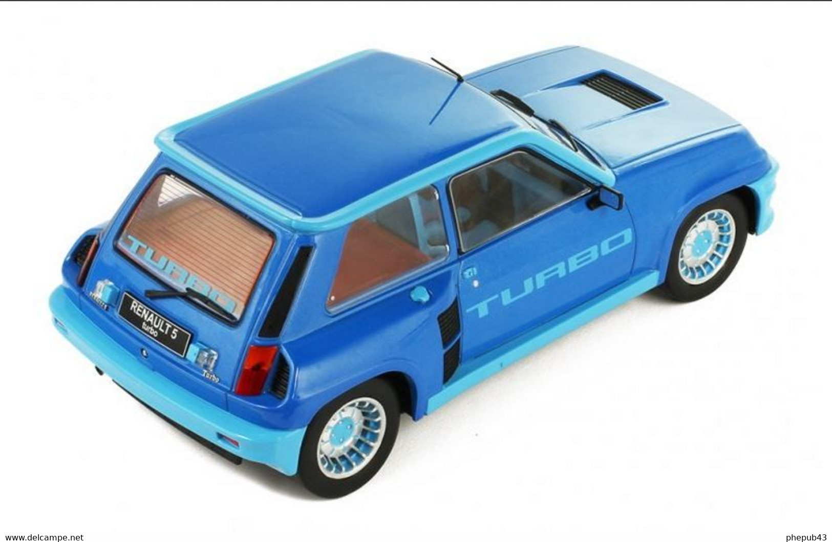 Renault 5 Turbo 1 - 1981 - Blue Metallic - Ixo (1/18) - Ixo