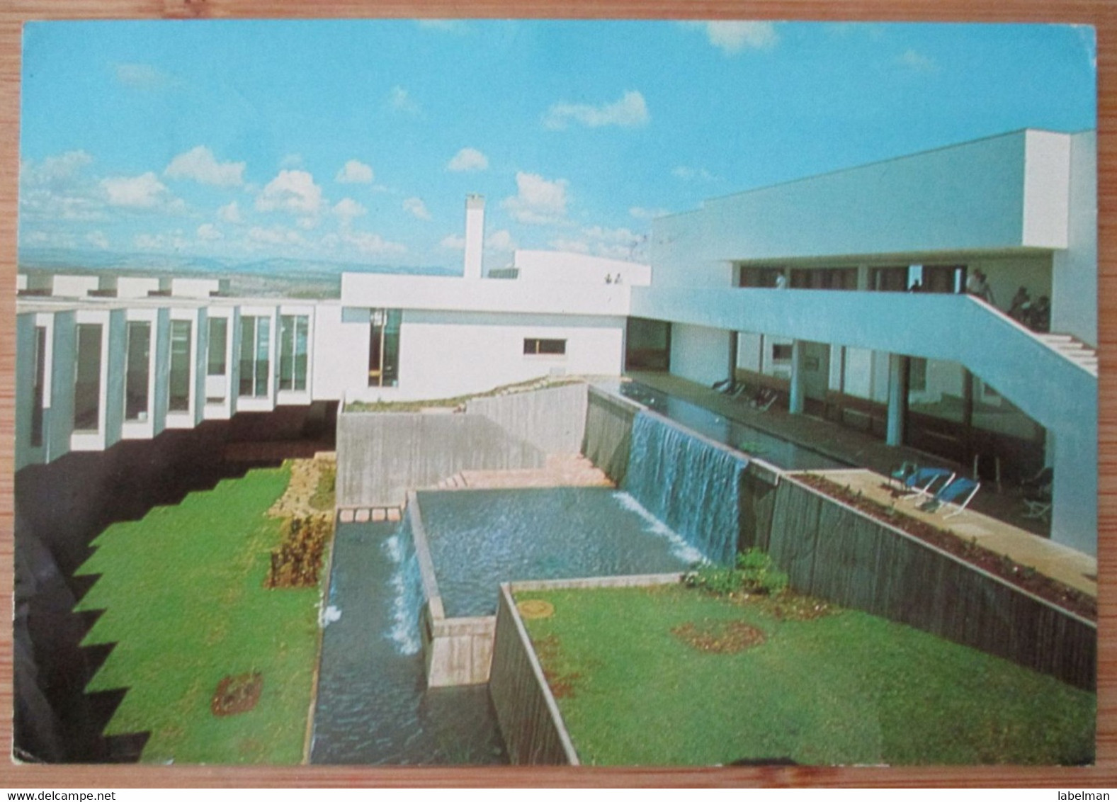 ISRAEL HOTEL ZICHRON YAACOV ALMA MIVTACHIM KUPAT HOLIM REST HOUSE INN PENSION PICTURE PHOTO CARD POST POSTCARD PC STAMP - Israel