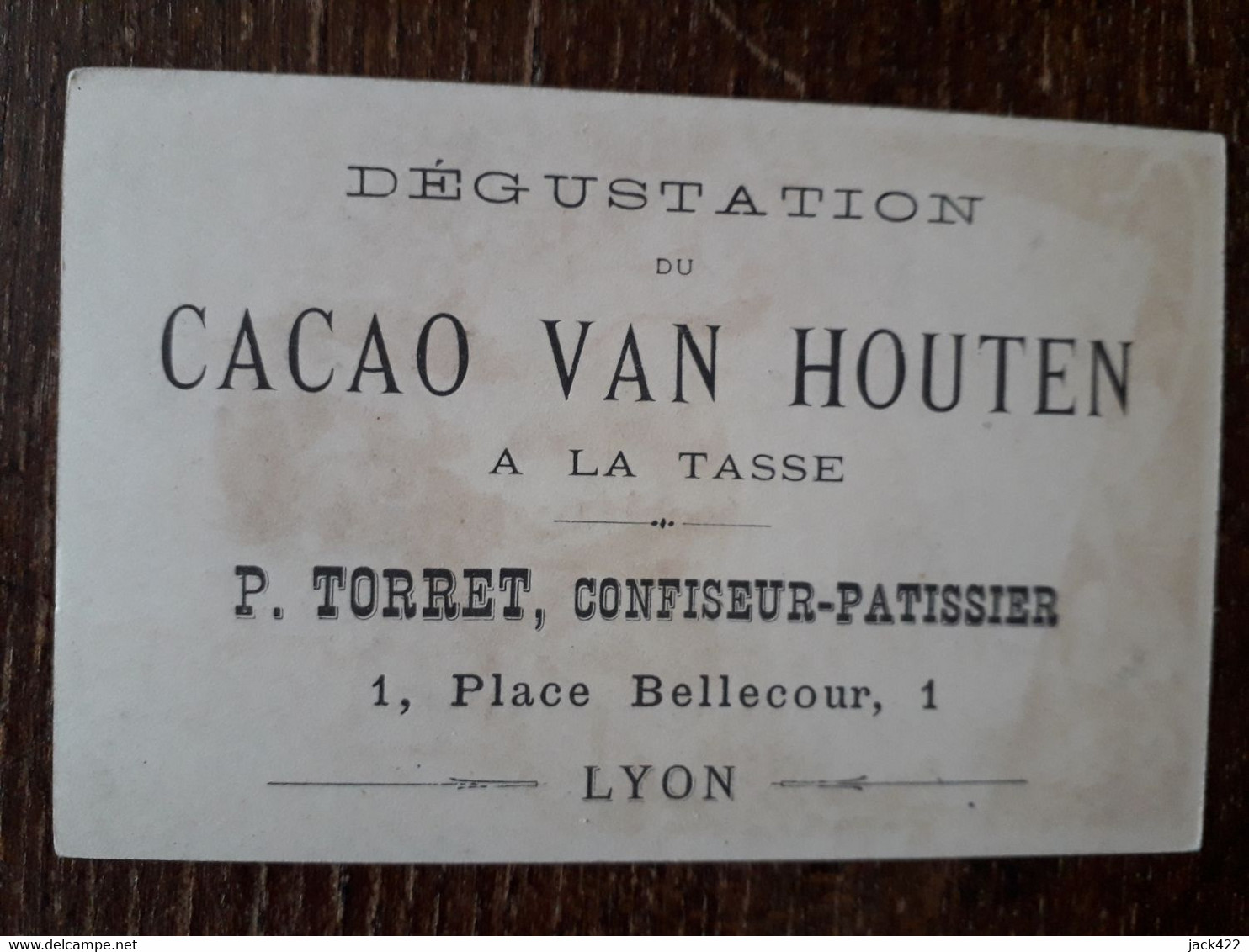 L36/151 CHROMO CACAO VAN HOUTEN . ITALIE - Van Houten