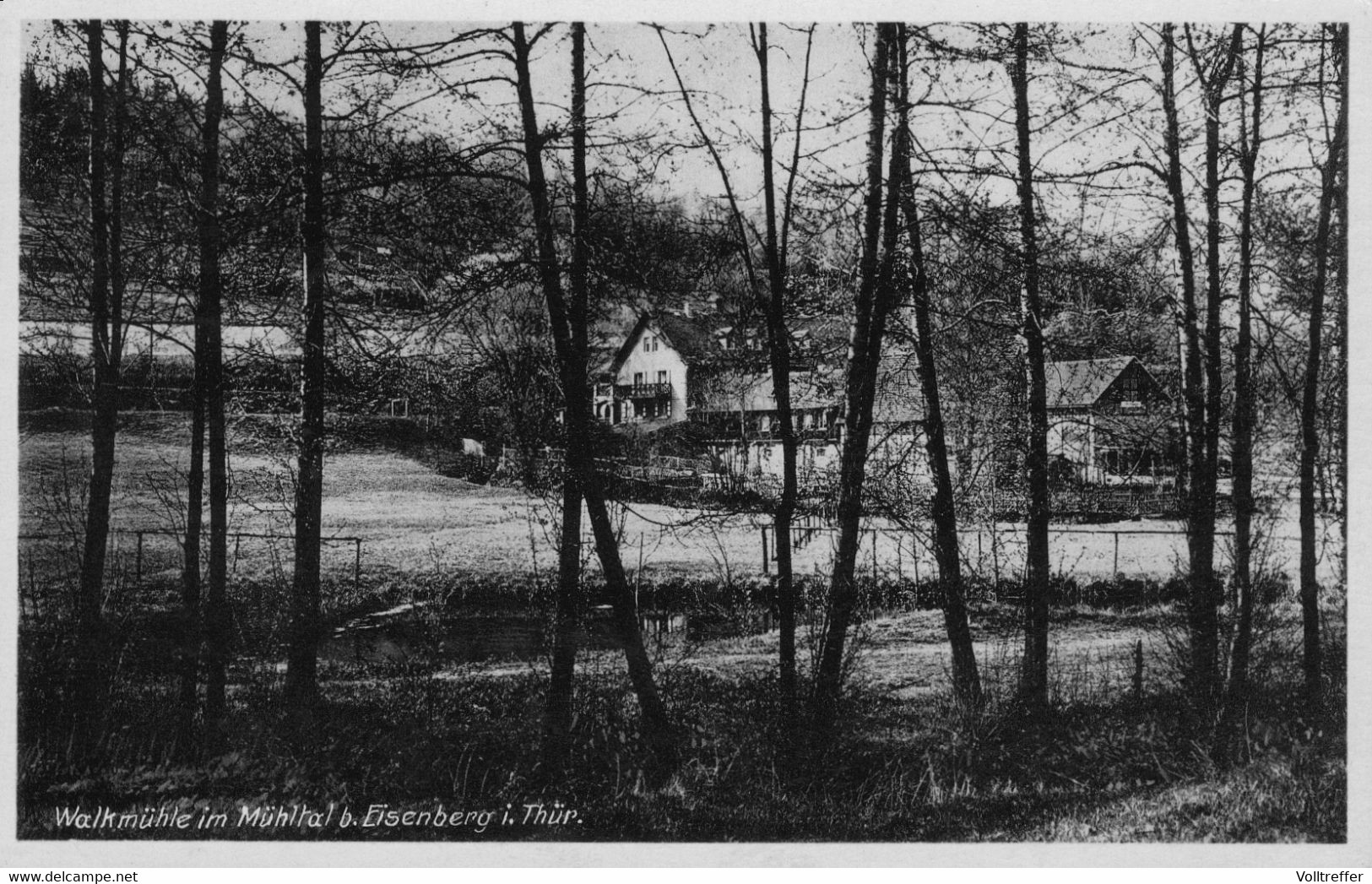 AK 1943 Waldhaus Walkmühle Im Mühltal Bei Eisenberg Thüringen, Gelaufen - Eisenberg