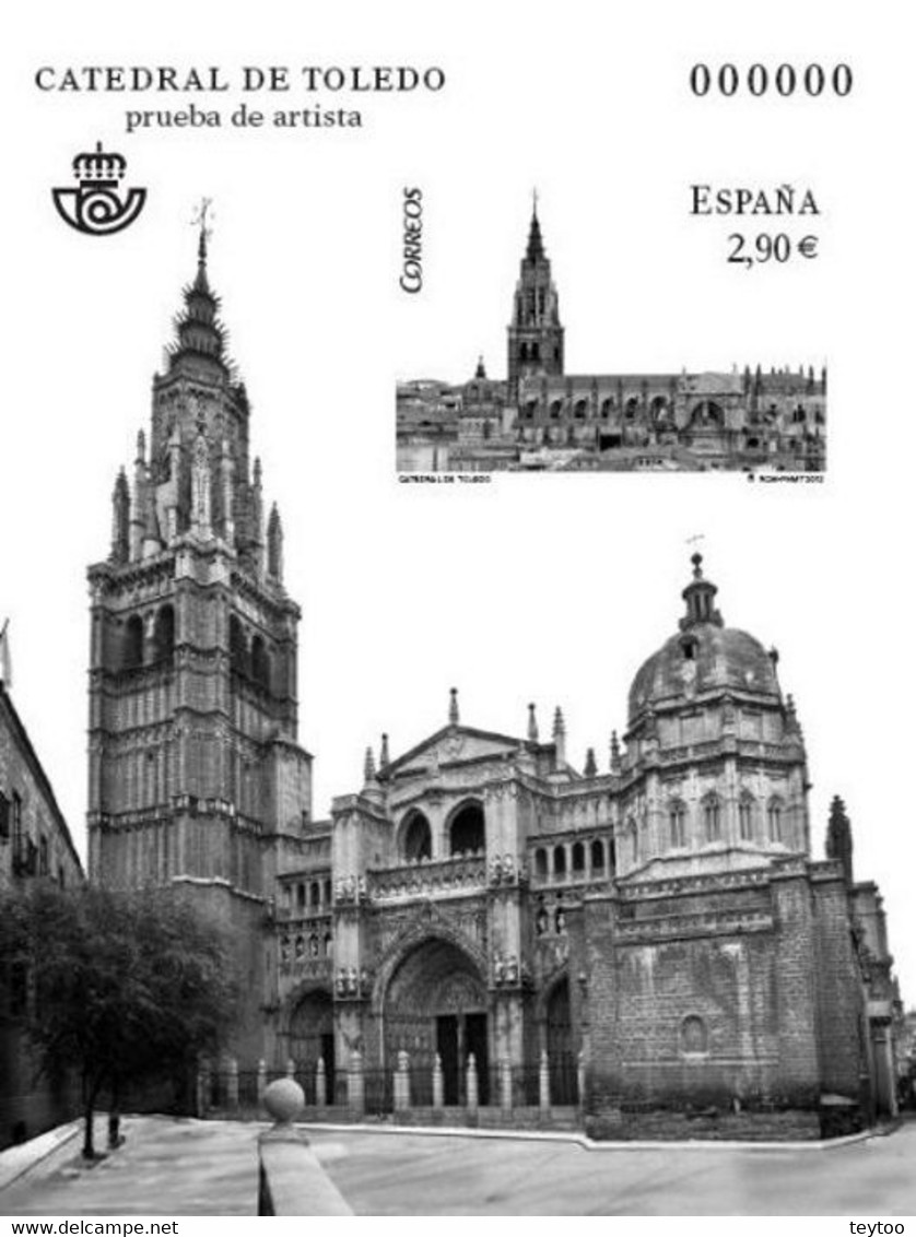 P108# España 2012. PA. Catedral De Toledo (N) - Proofs & Reprints