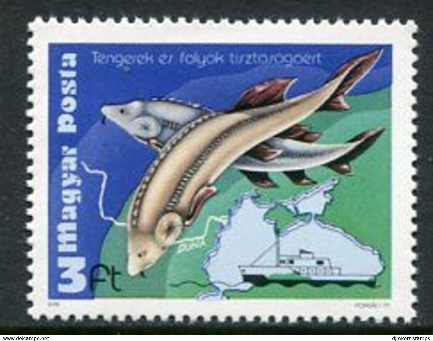 HUNGARY 1979 Water Protection MNH / **  Michel 3369 - Unused Stamps