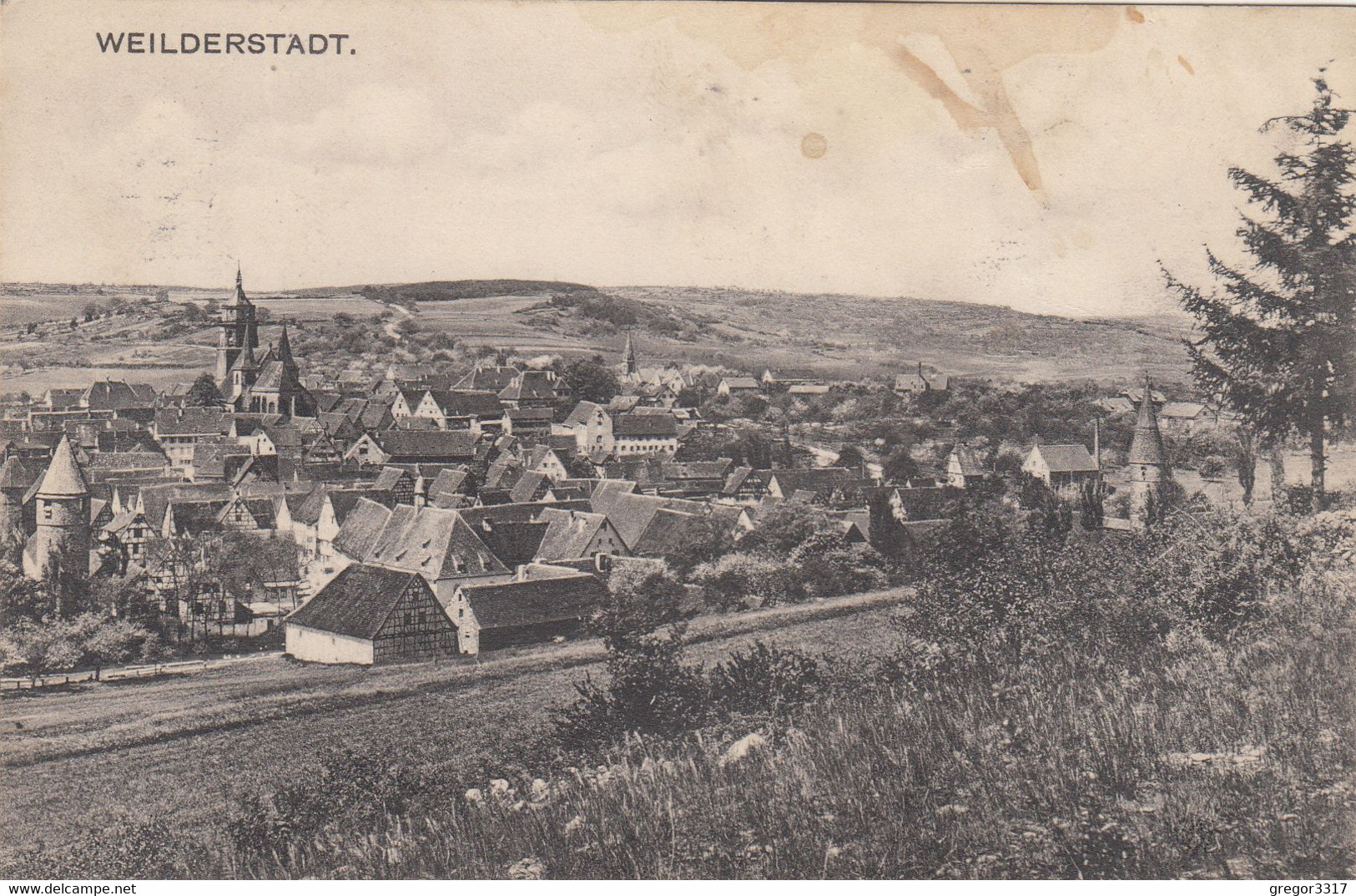 6102) WEILDERSTADT - Weil Der Stadt - Tolle Alte AK !!! 21.06.1911 !! - Weil Der Stadt