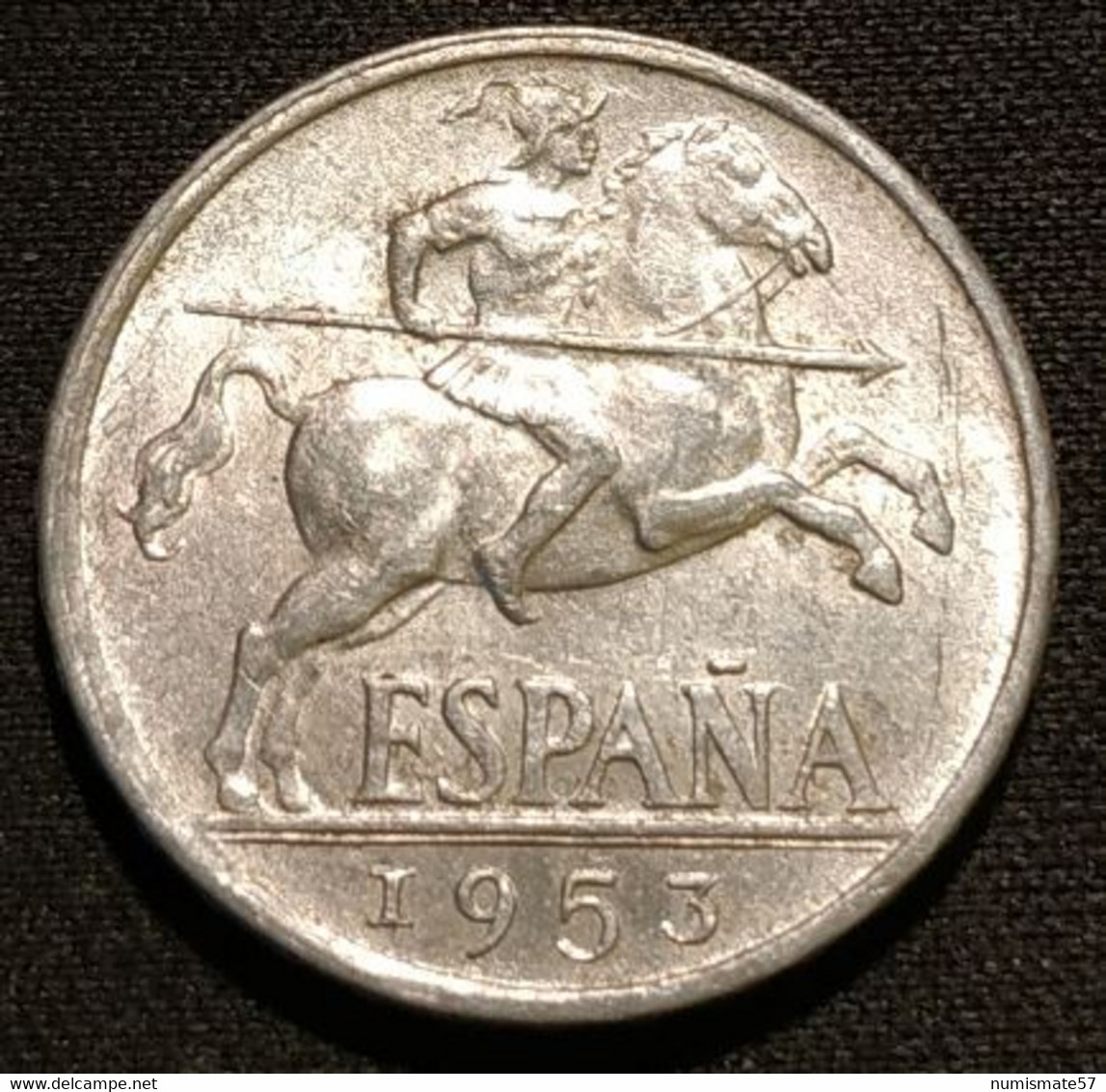 ESPAGNE - ESPANA - SPAIN - 10 CENTIMOS 1953 - Cavalier Ibérique - KM 766 - 10 Centimos