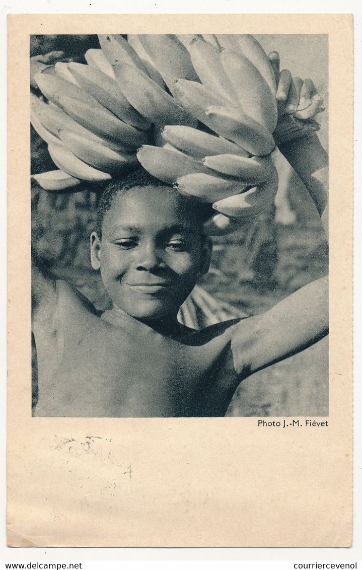 CAMEROUN => CPSM Compagnies De Navigation Cyprien Fabre Et Fraissinet - "Dans La Bananeraie" 1953 - Cameroon