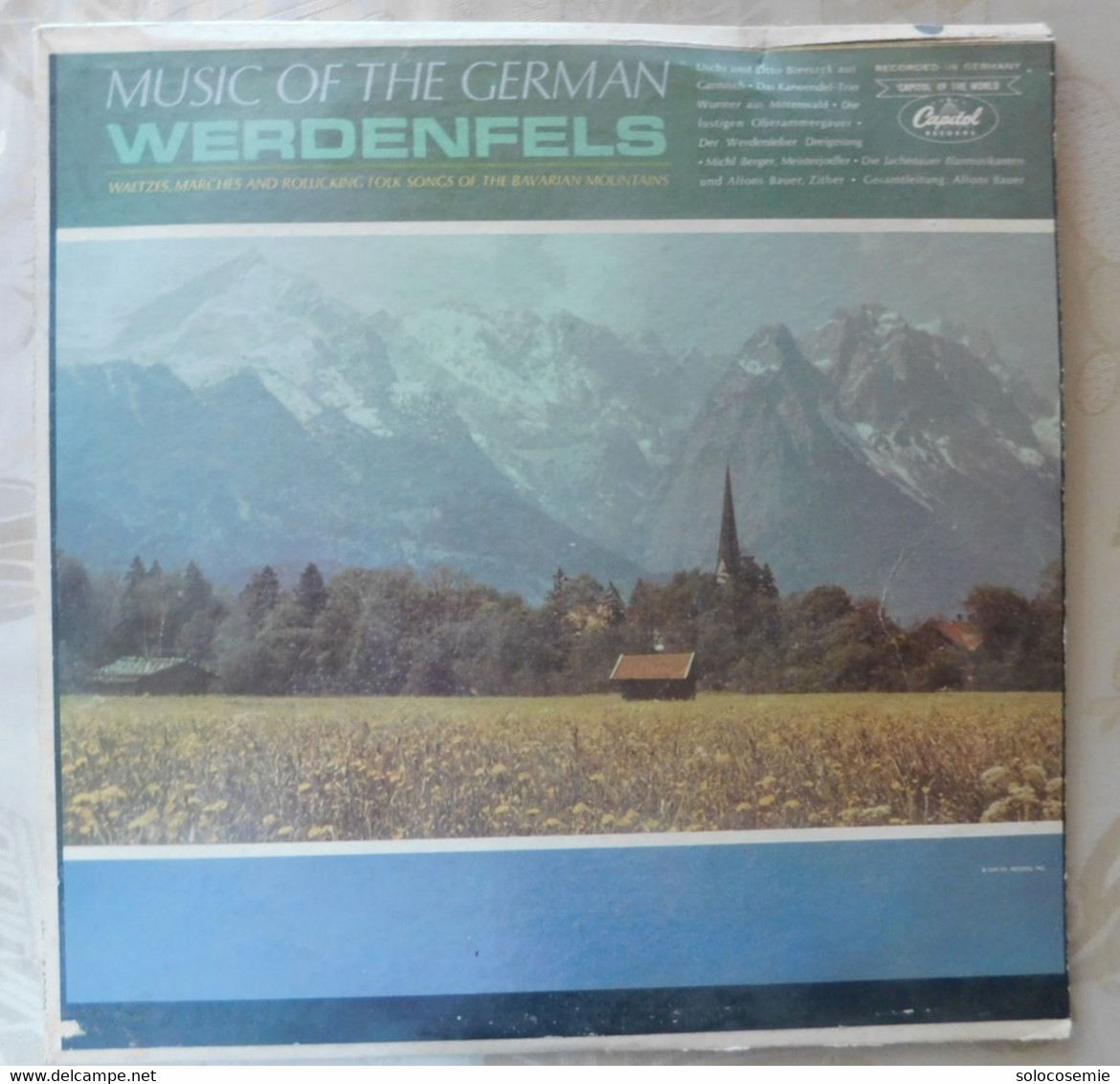 33 Giri Disco In Vinile : Music Of The German , WERDENFELS  - Directed Alfons Bauer - Otros - Canción Alemana