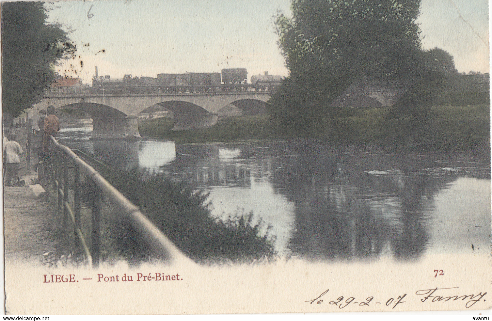 LIEGE / PONT DU PRE BINET 1903 - Lüttich