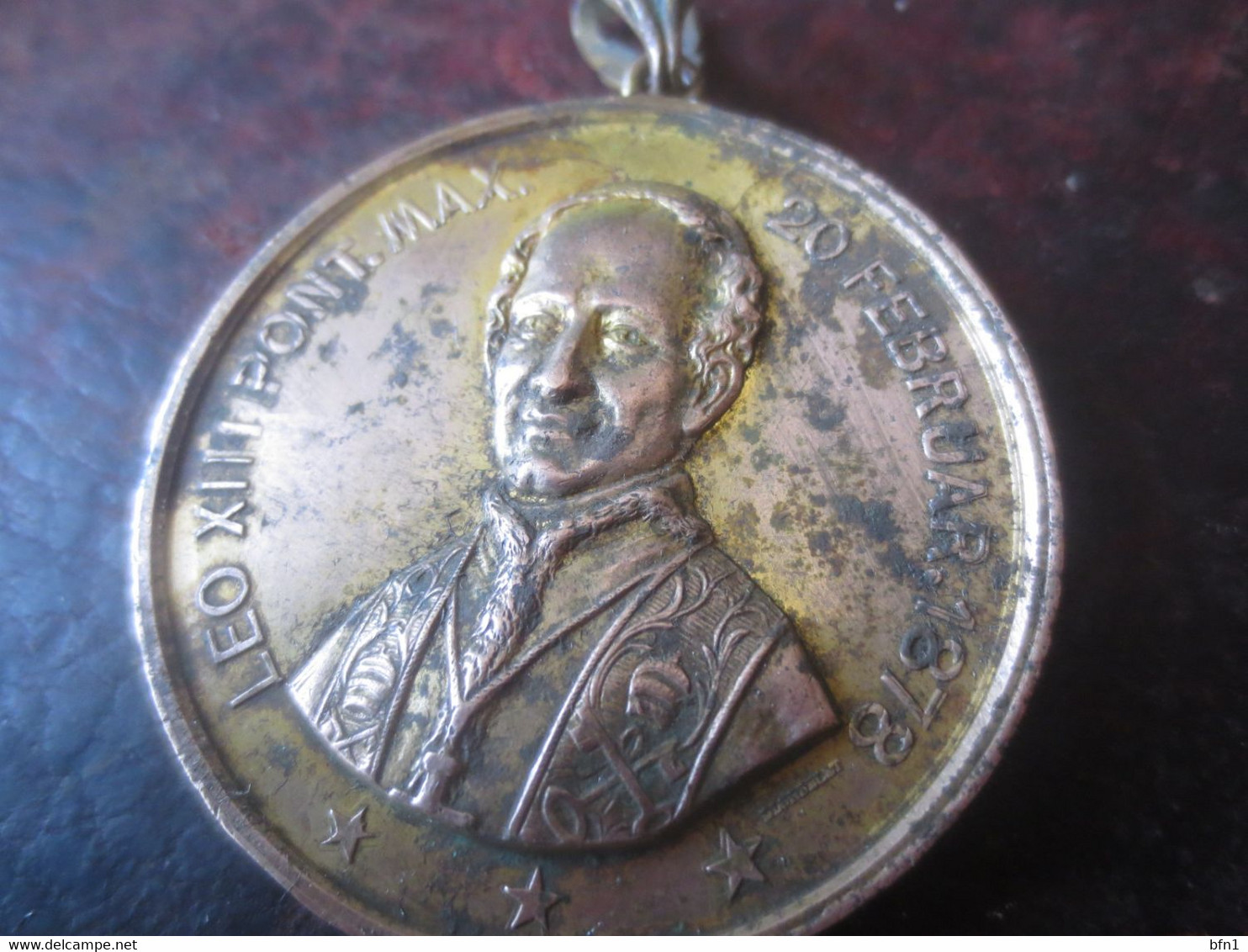 MEDAILLE PAPALE - PIE IX PAPE 1846-1878- LEO XIII PONT.MAX 1878 - A NETTOYER - Royal/Of Nobility