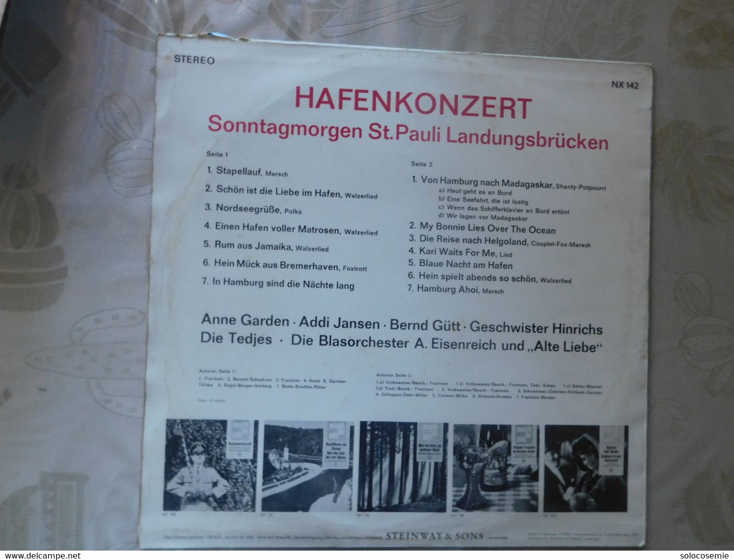 33 Giri Disco In Vinile : HAFENKONZERT , Sonntagmorgen St. Pauli Landungsbrucken  NX  142 - Other - German Music