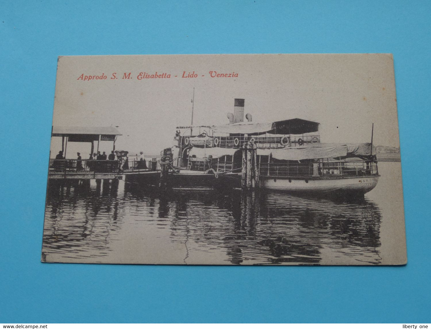 Approdo S. M. ELISABETTA - Lido  - Venezia ( Italy ) Anno 19?? ( Voir/see Photo ) ! - Steamers