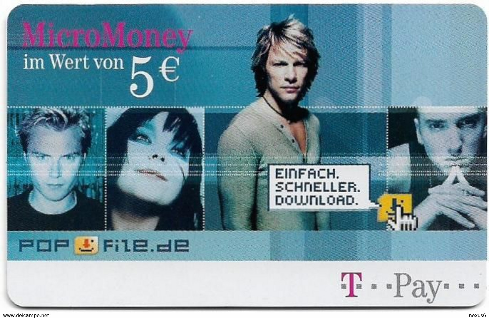 Germany - MicroMoney - PopFile, 12.2002, Remote Mem. 5€, 100.000ex, Mint - [3] T-Pay  Micro-Money