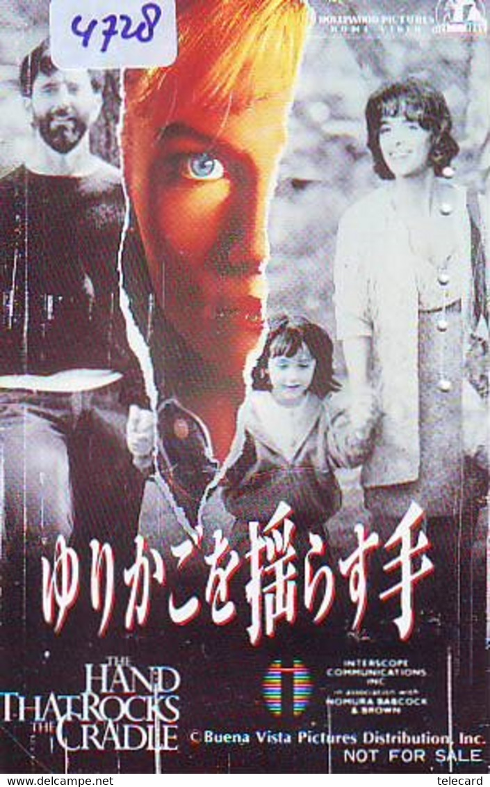 Télécarte Japon *The HAND That ROCKS The CRADLE  * (4728) MOVIE * JAPAN Phonecard * Kino - Kino