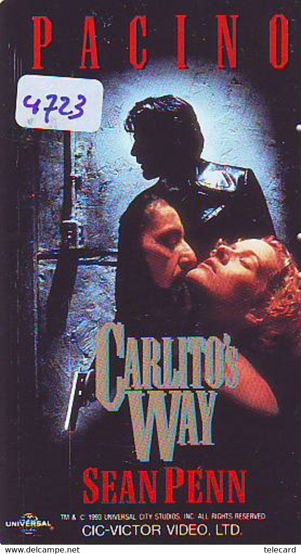 Télécarte Japon * CARLITOŚ WAY * (4723) MOVIE * JAPAN Phonecard * Kino - Kino