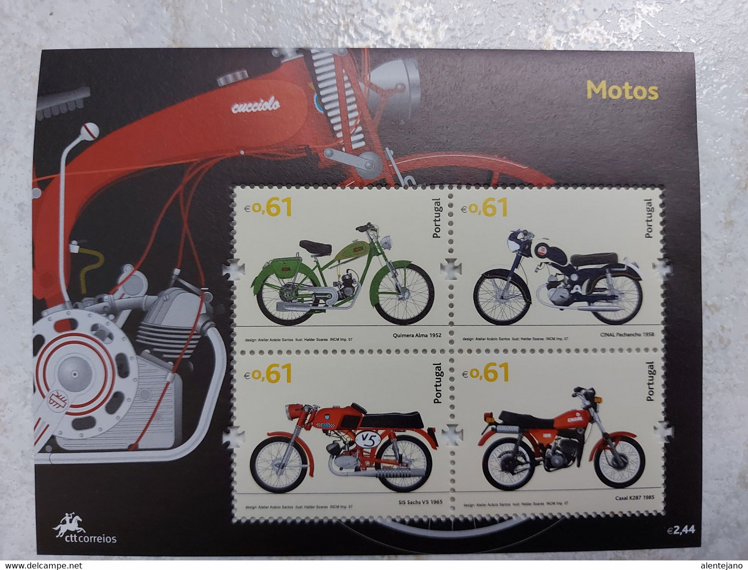 Portugal - 2007 - Neuf/MNH/** - Motos - Unused Stamps