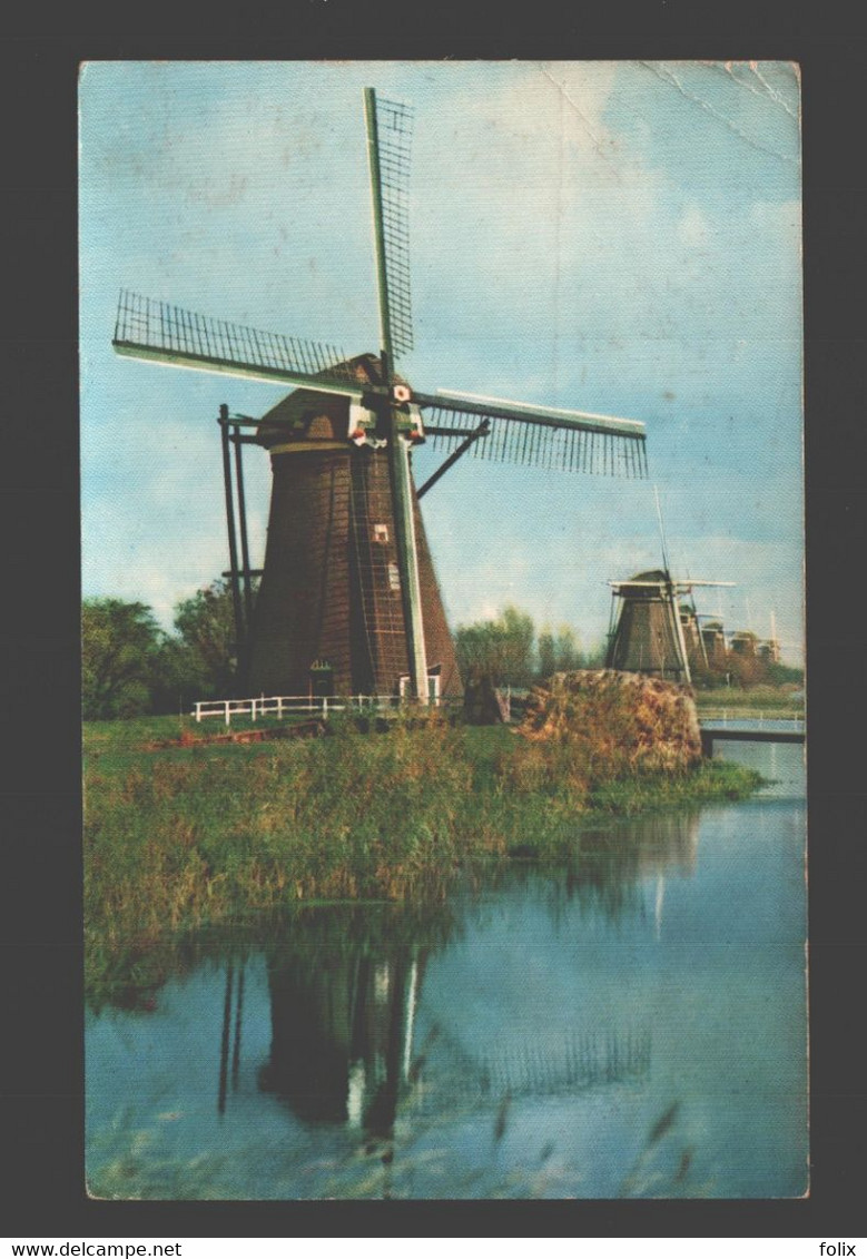 Elshout Bij Kinderdijk - Ronde Stenen Watermolen - Kinderdijk