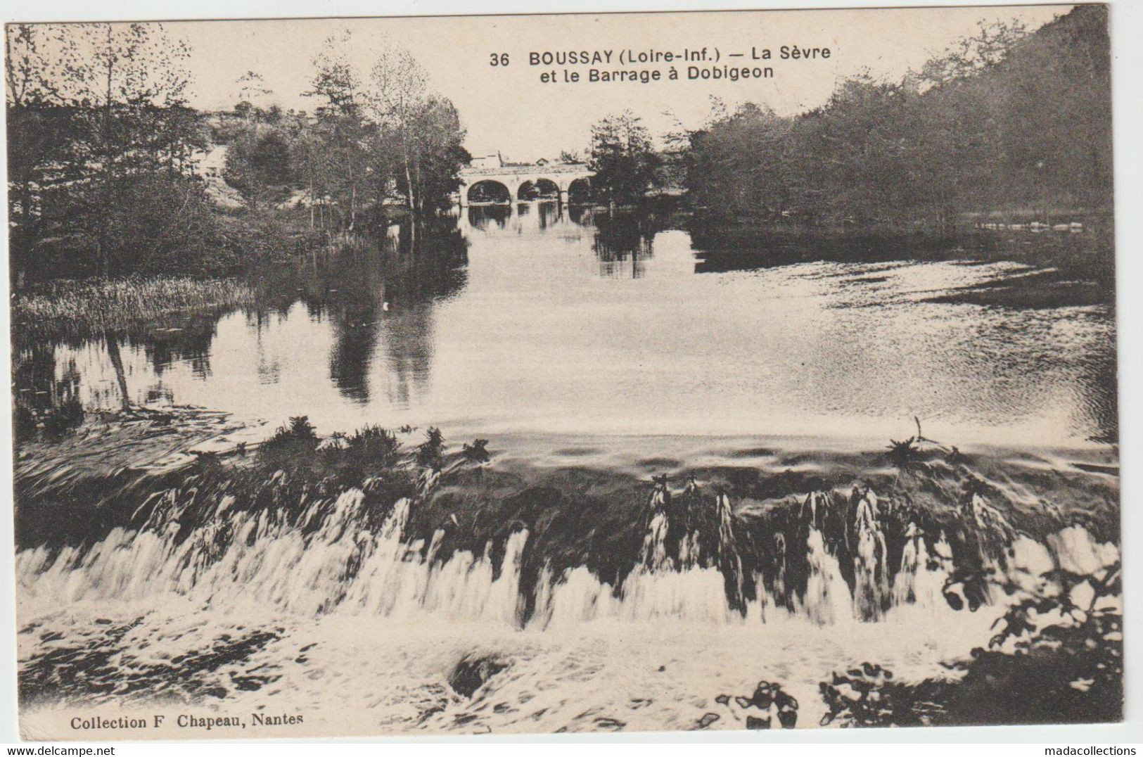 Boussay (44 - Loire Alantique)  La Sèvre Et Le Barrage à Dobigeon - Boussay