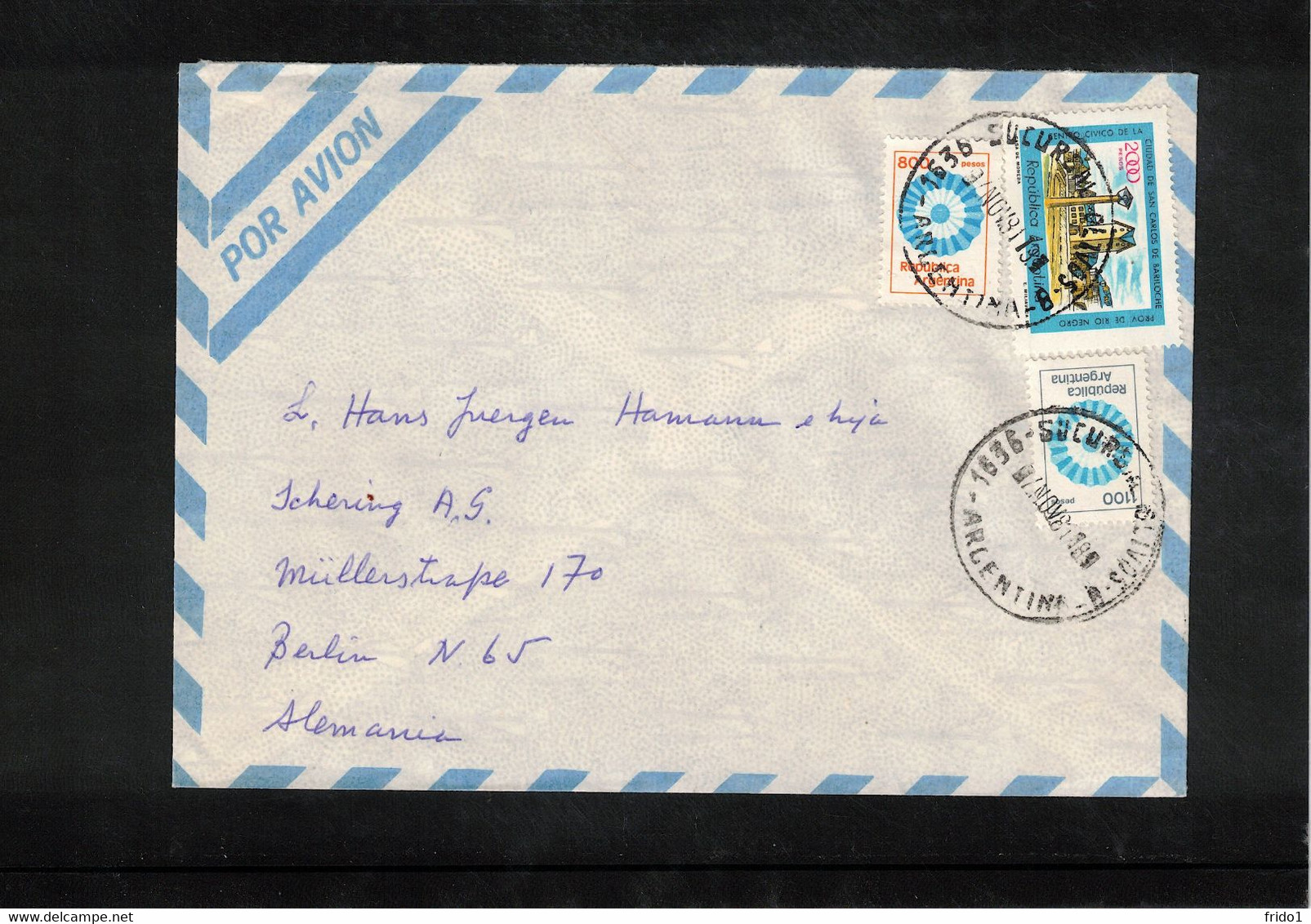 Argentina 1981 Interesting Airmail Letter To Germany - Storia Postale