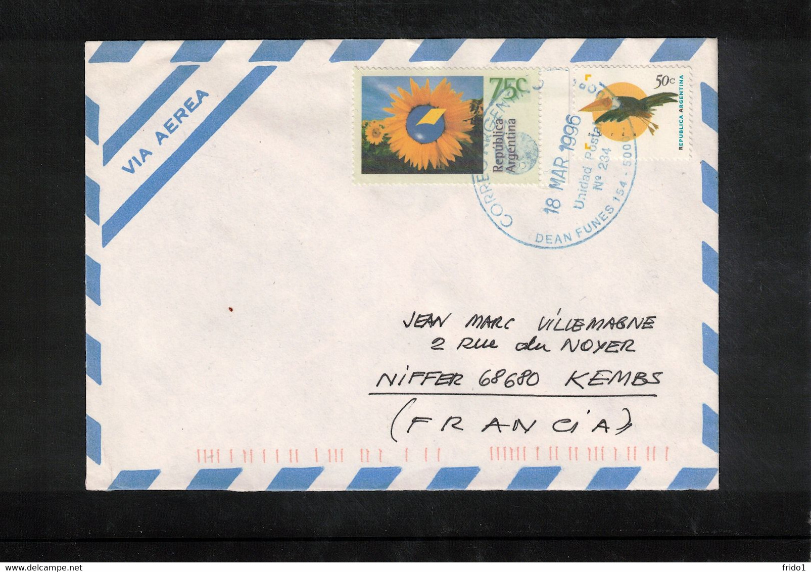 Argentina 1996 Interesting Airmail Letter To Germany - Lettres & Documents