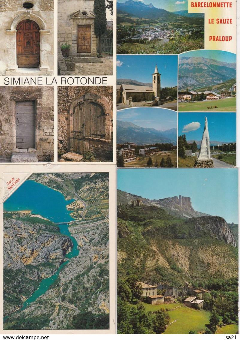 lot de 40 cartes postales modernes ALPES de HAUTE-PROVENCE, lot varié