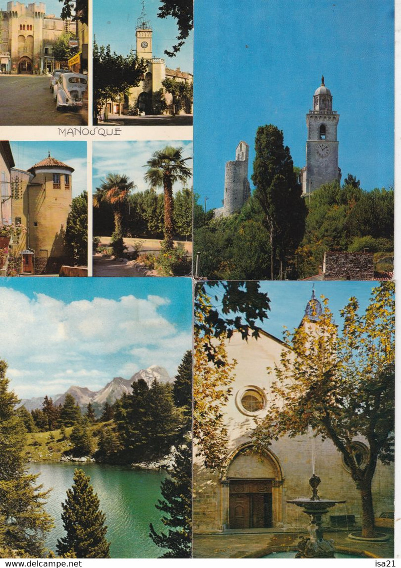 lot de 40 cartes postales modernes ALPES de HAUTE-PROVENCE, lot varié