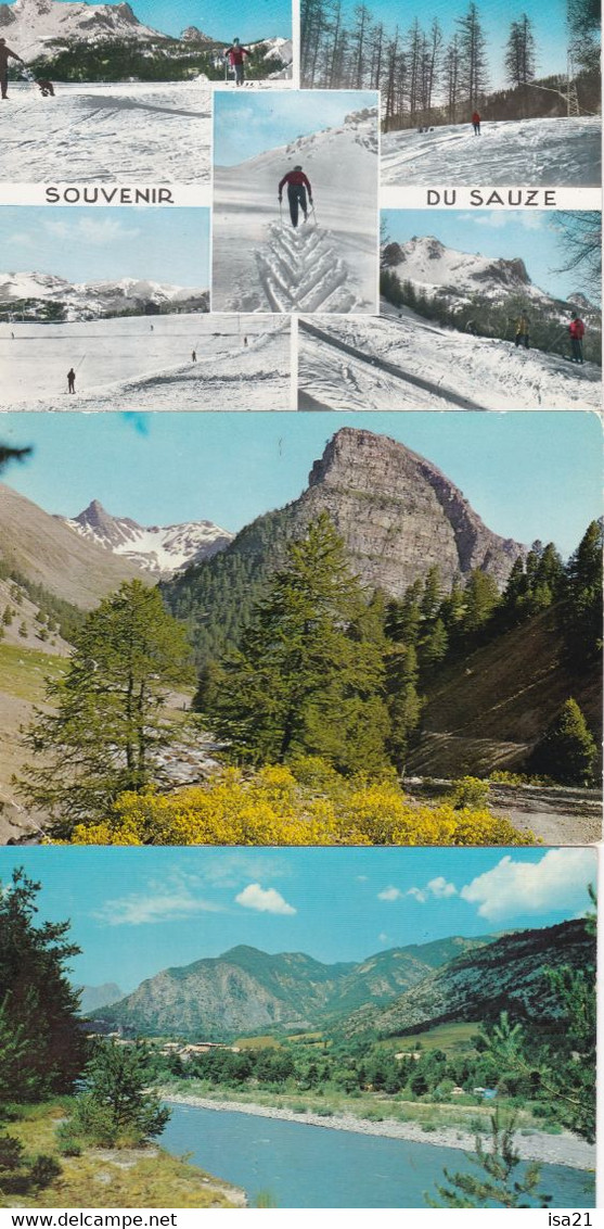 lot de 40 cartes postales modernes ALPES de HAUTE-PROVENCE, lot varié