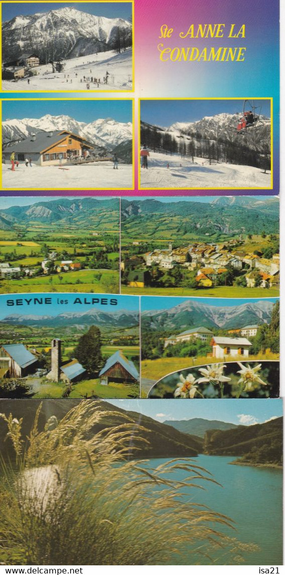 lot de 40 cartes postales modernes ALPES de HAUTE-PROVENCE, lot varié