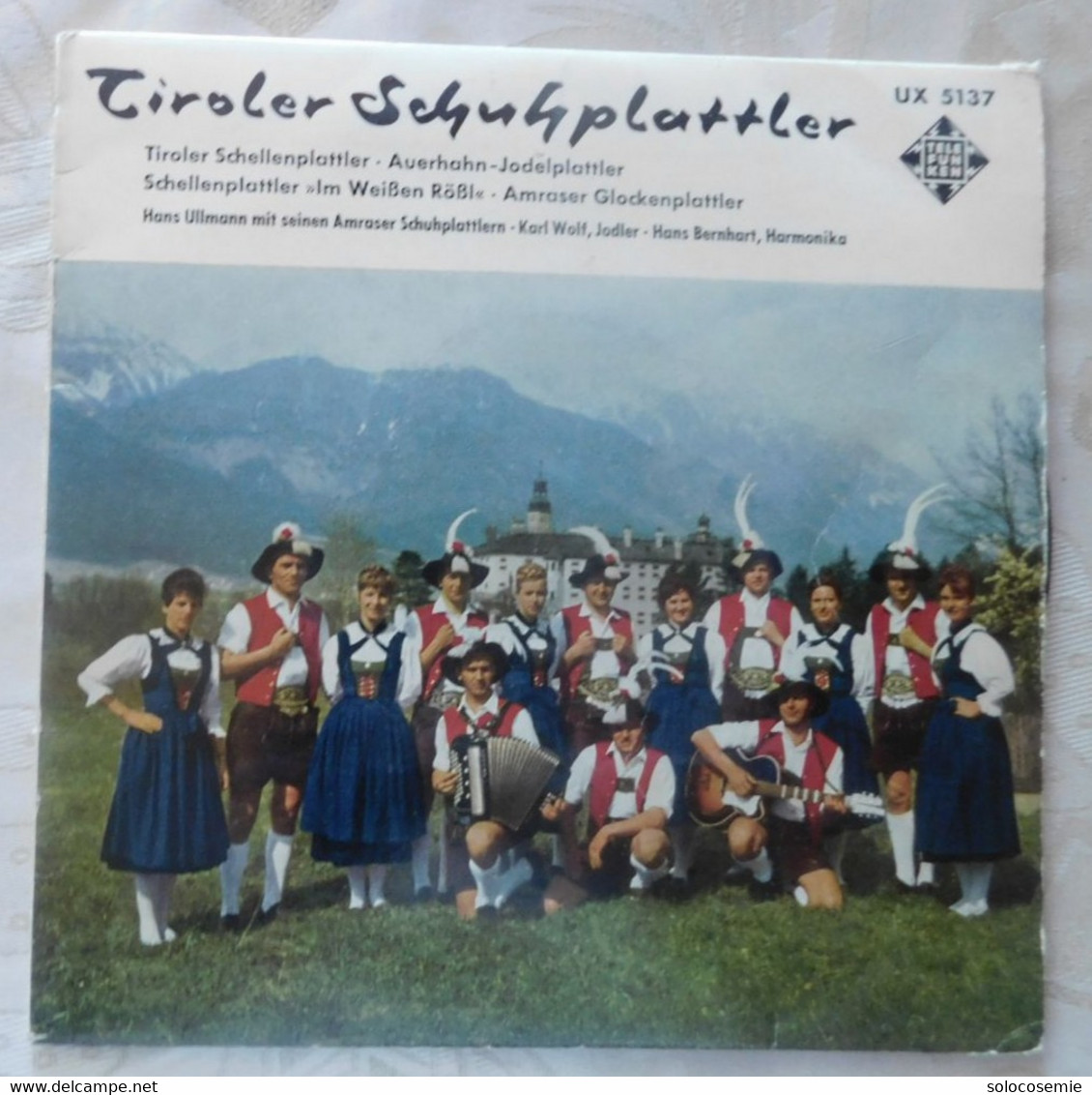 45 Giri Disco In Vinile: TIROLER SCHUHPLATTLER  - Telefunken UX 5137 - Otros - Canción Alemana