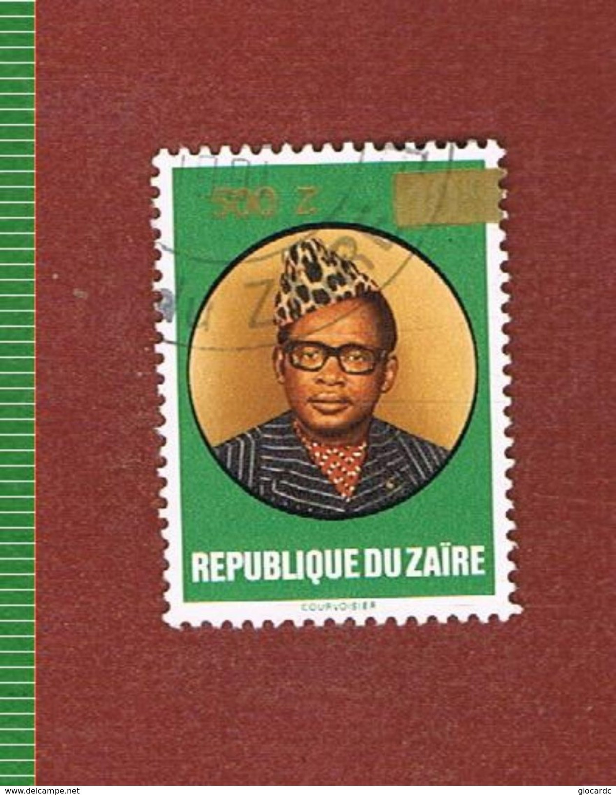 ZAIRE  -   SG 1357 /  1990   PRESIDENT MOBUTU (OVERPRINTED)     - USED ° - Used Stamps
